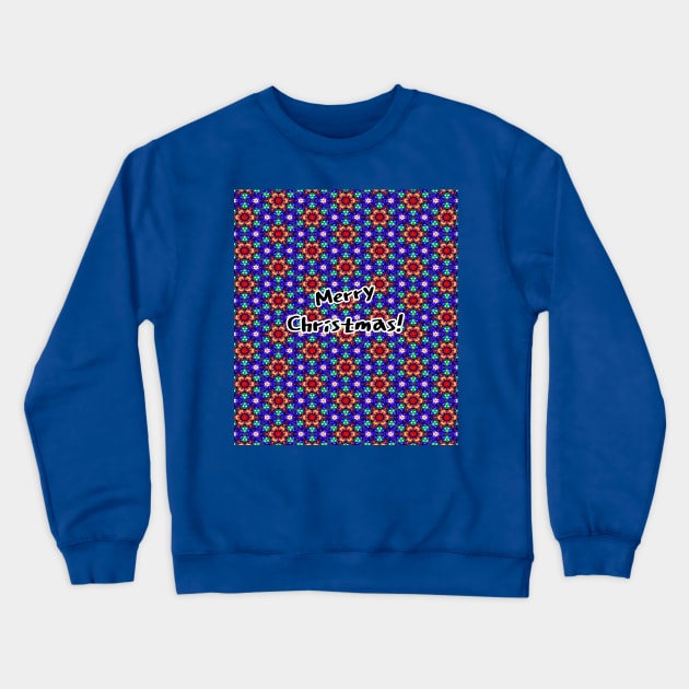 Sparkling Christmas tree pattern. Crewneck Sweatshirt by PatternFlower